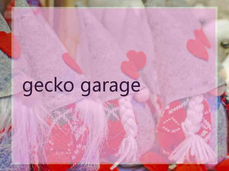 gecko garage