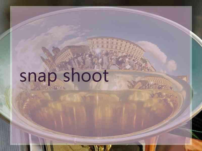 snap shoot