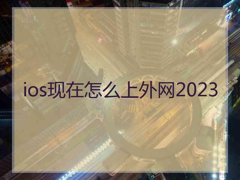 ios现在怎么上外网2023