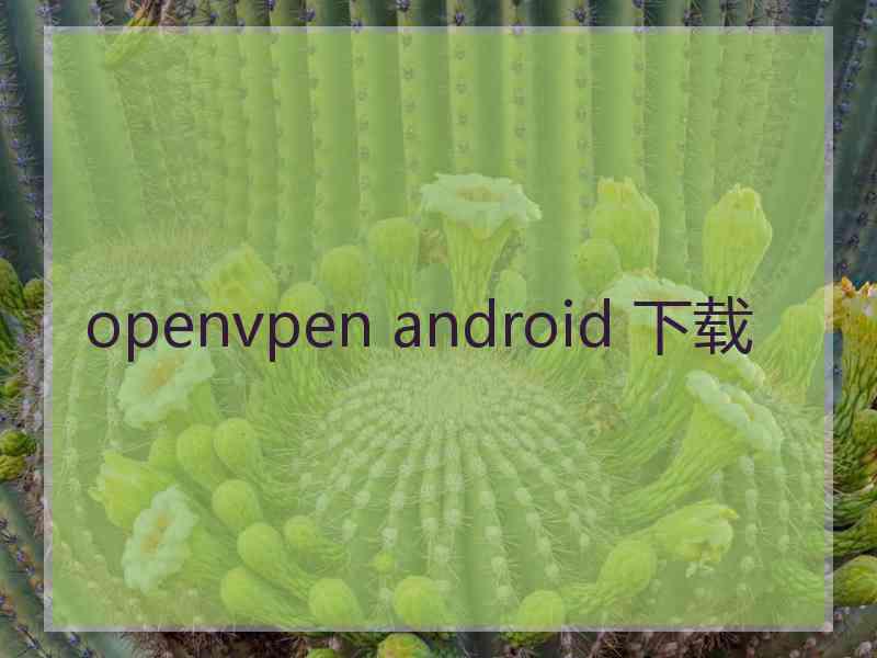 openvpen android 下载