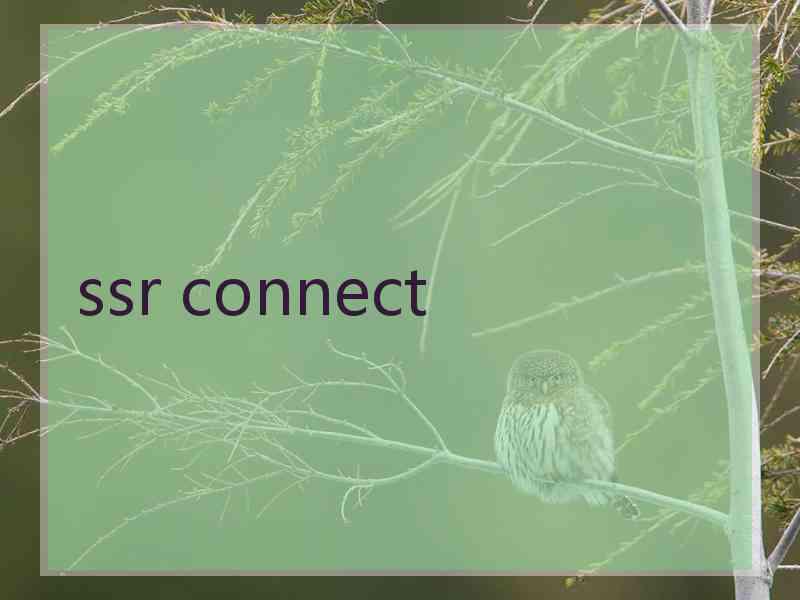 ssr connect