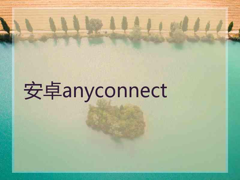 安卓anyconnect