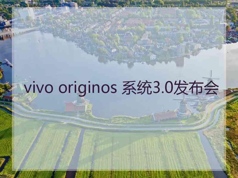vivo originos 系统3.0发布会