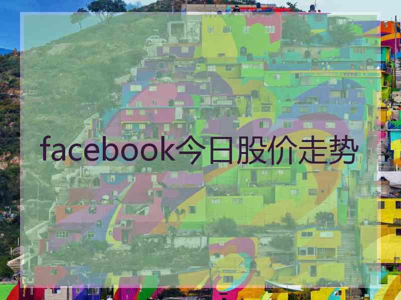 facebook今日股价走势