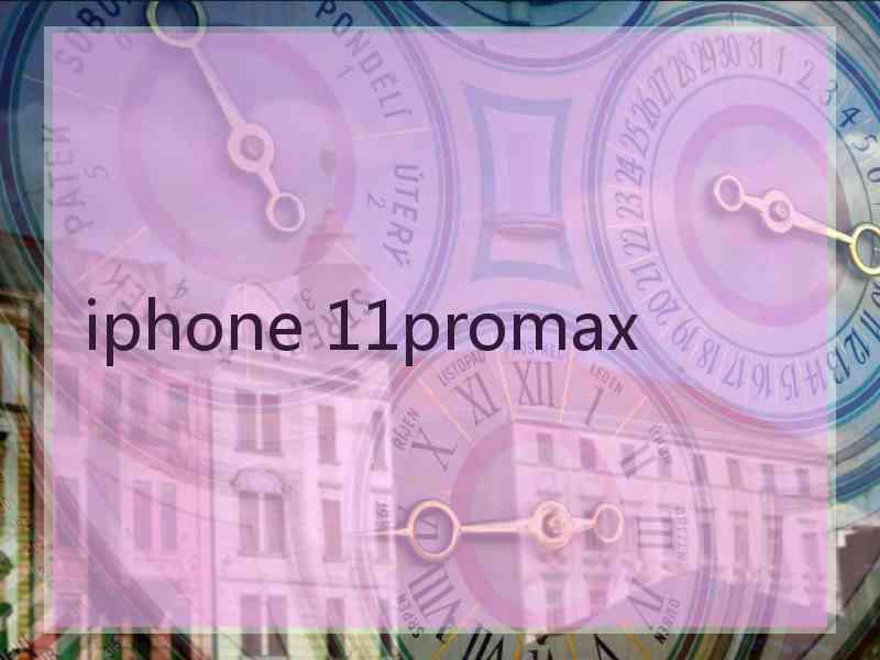 iphone 11promax