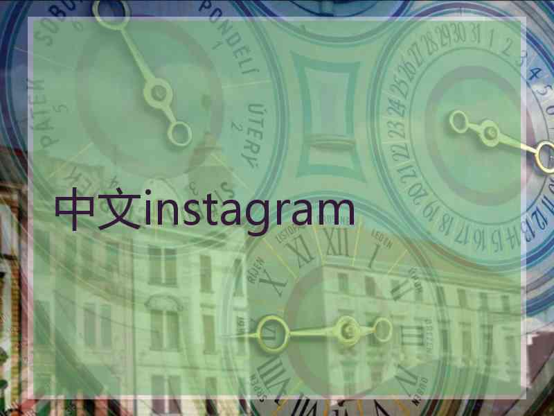 中文instagram