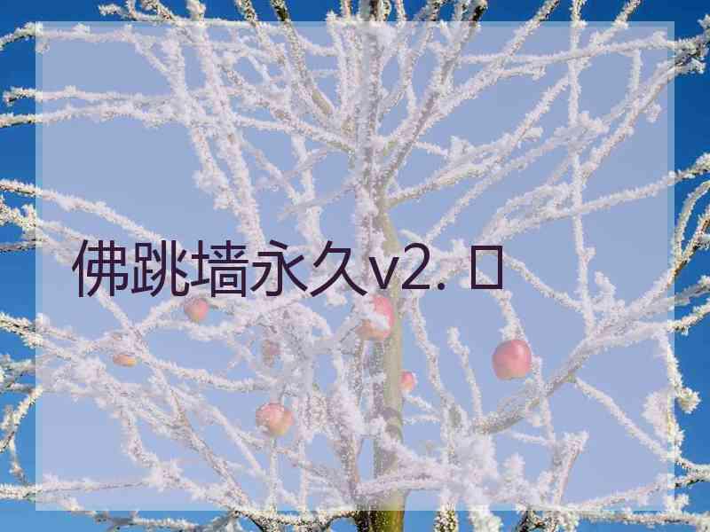 佛跳墙永久v2. 	