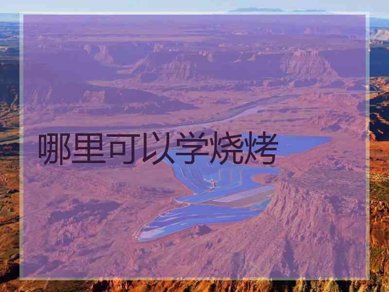 哪里可以学烧烤
