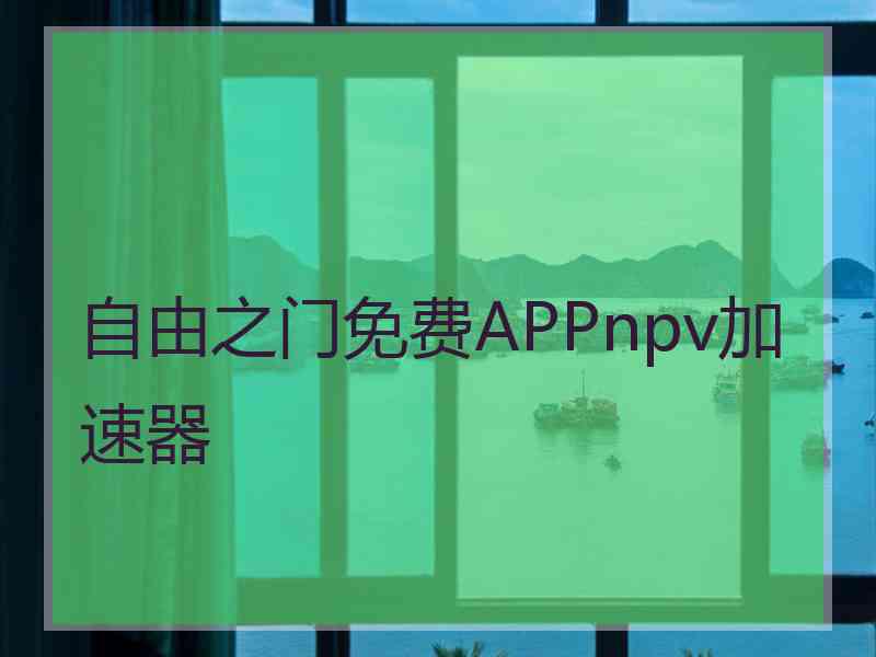 自由之门免费APPnpv加速器