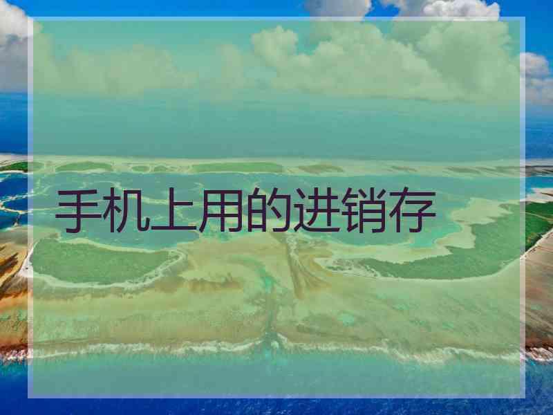 手机上用的进销存