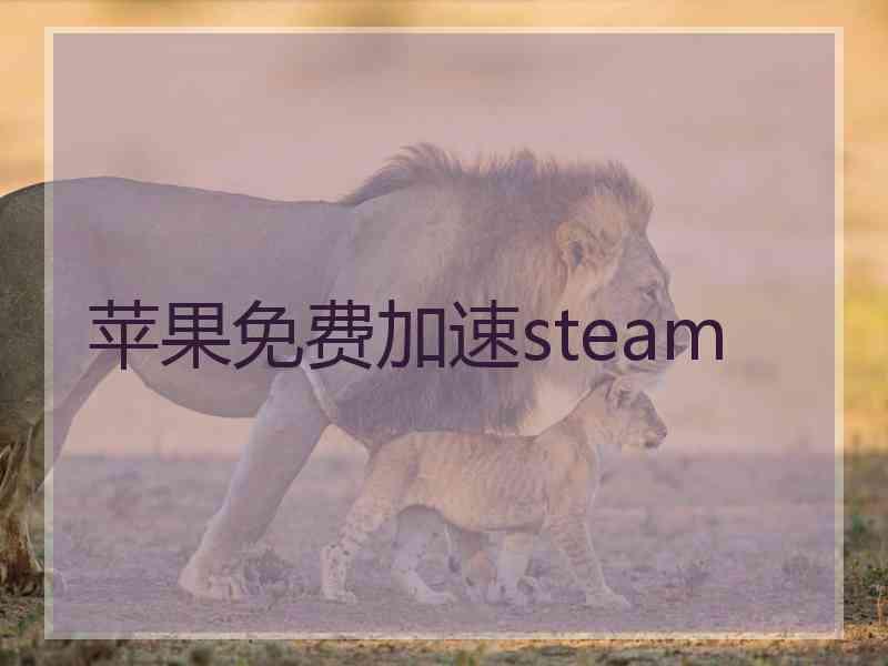 苹果免费加速steam